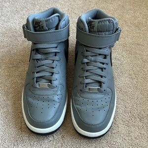 Nike Air Gray High-Top Sneakers
